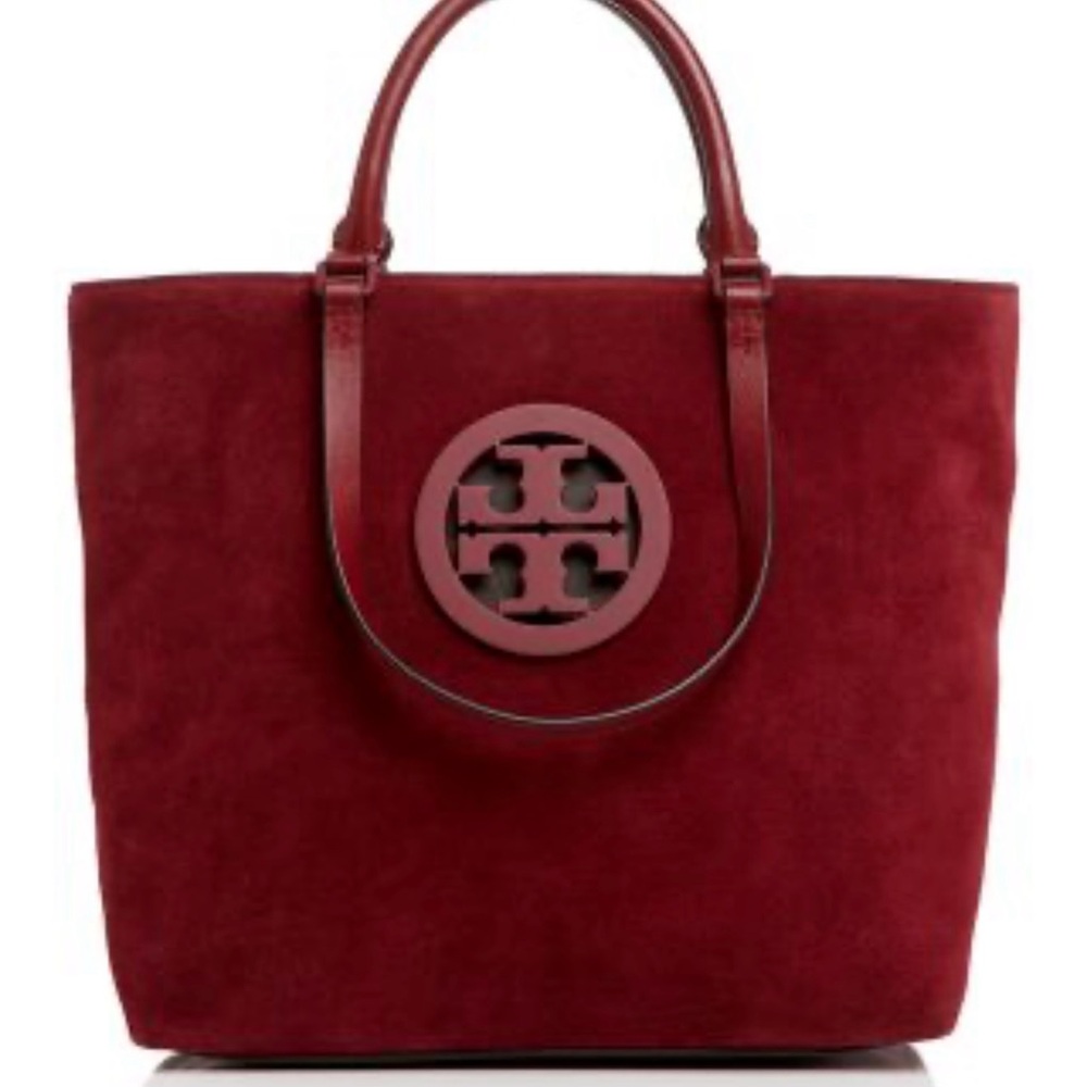 Tory Burch Charlie Suede Tote